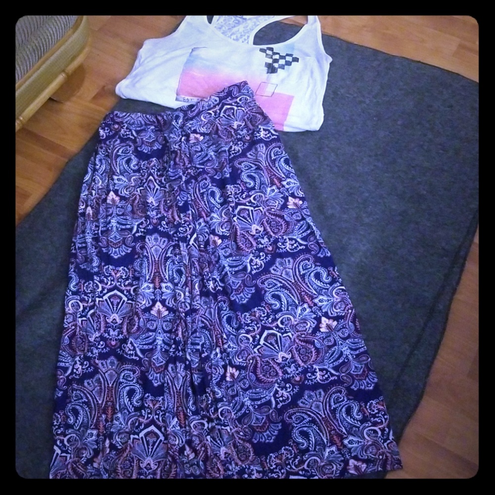 Printed maxi